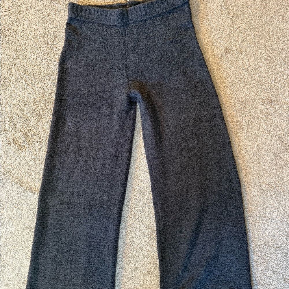 Cozy Black Knit Pants